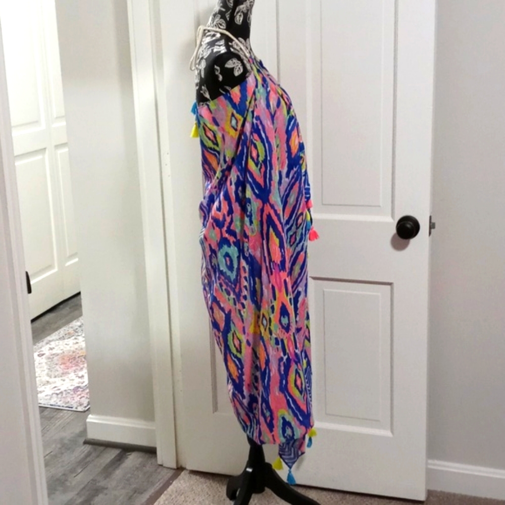 🦄VERY HTF Lilly Pulitzer🦄 - Gypsy Jungle Beach Cover-Up Dress - Picture 6 of 16